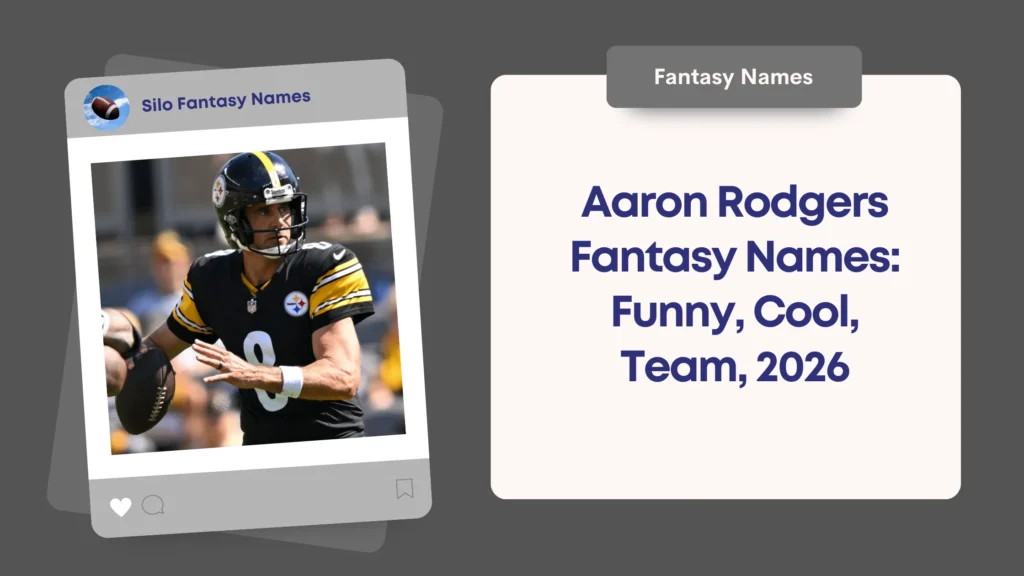 800+ Aaron Rodgers Fantasy Names: Funny, Cool, Team, Unique