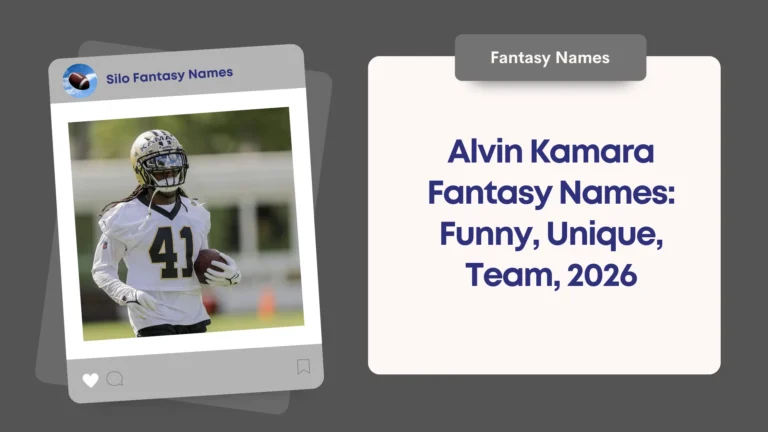 Alvin Kamara Fantasy Names