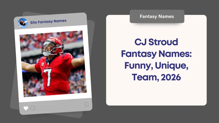 CJ Stroud Fantasy Names