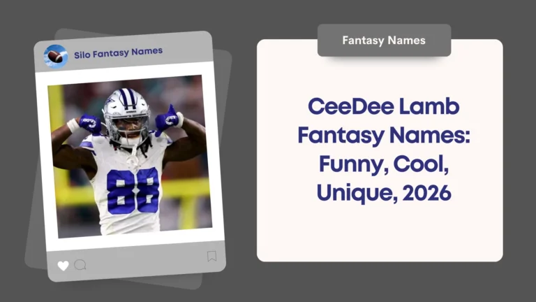 CeeDee Lamb Fantasy Names
