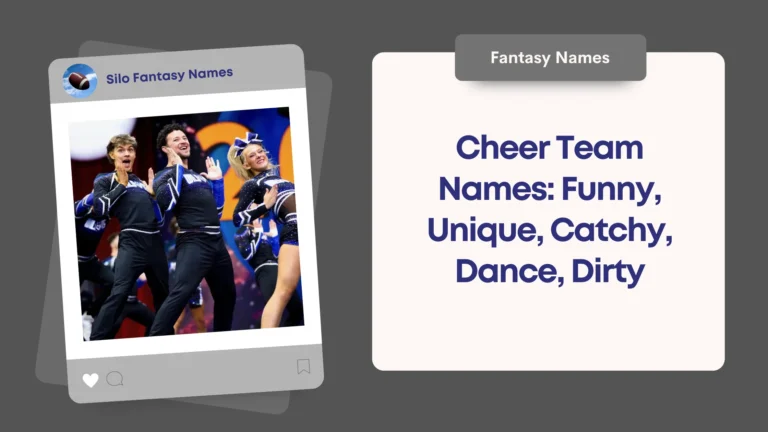 Cheer Team Names