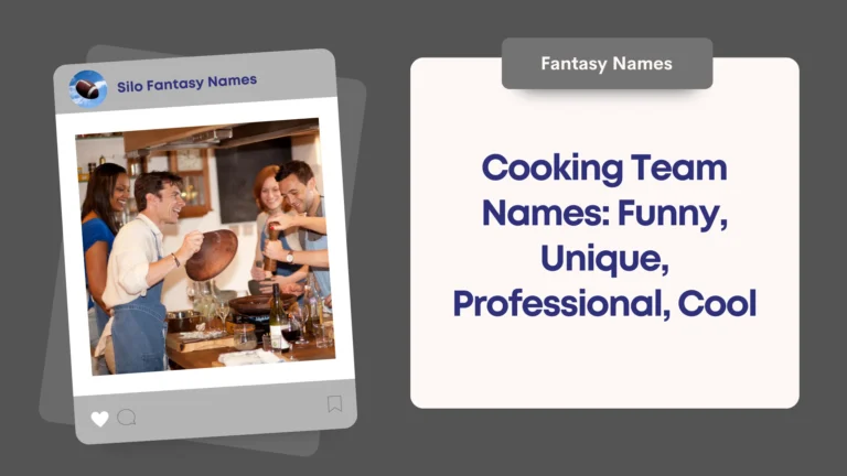Cooking Team Names