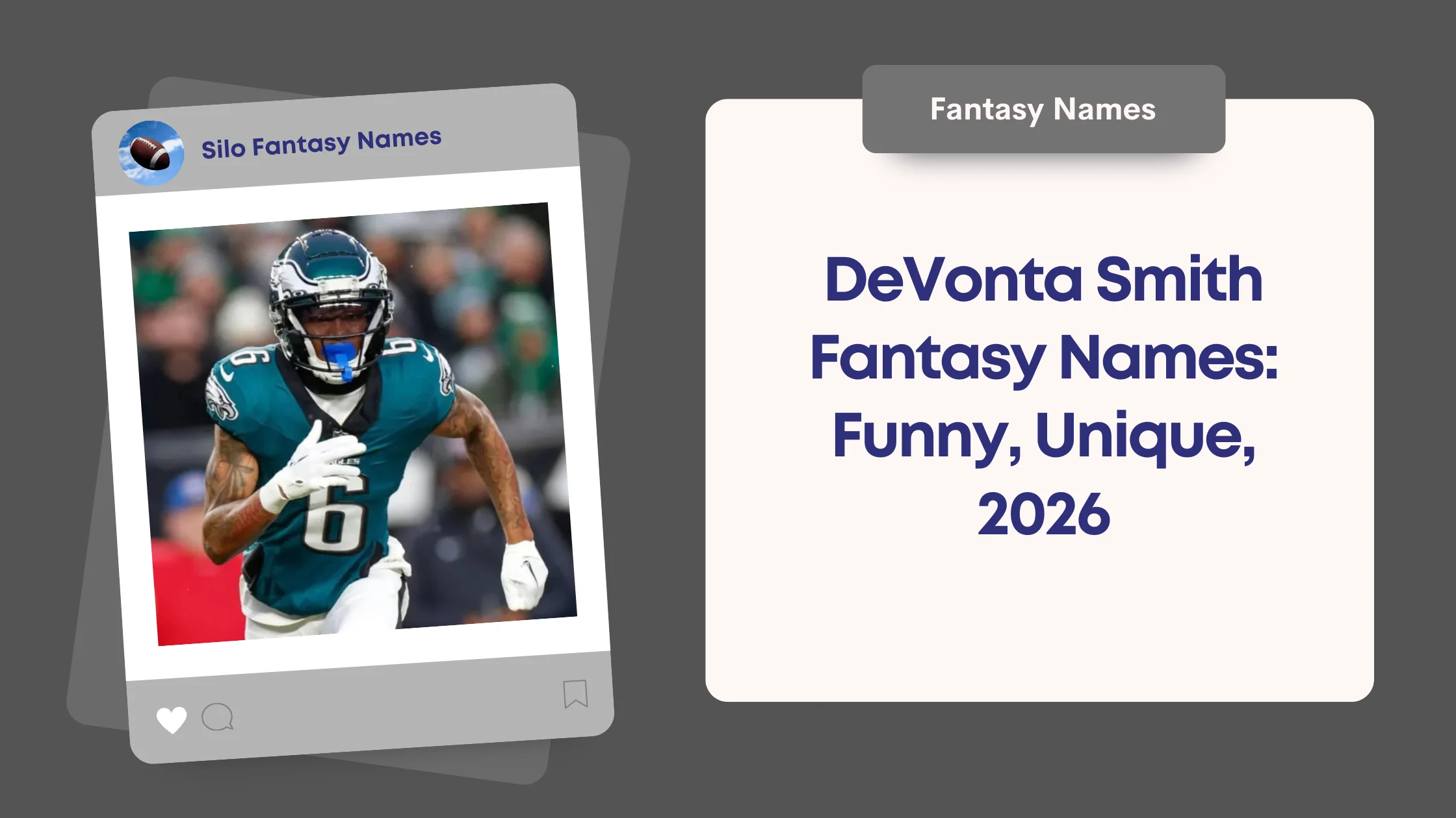 DeVonta Smith Fantasy Names