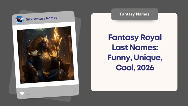 Fantasy Royal Last Names