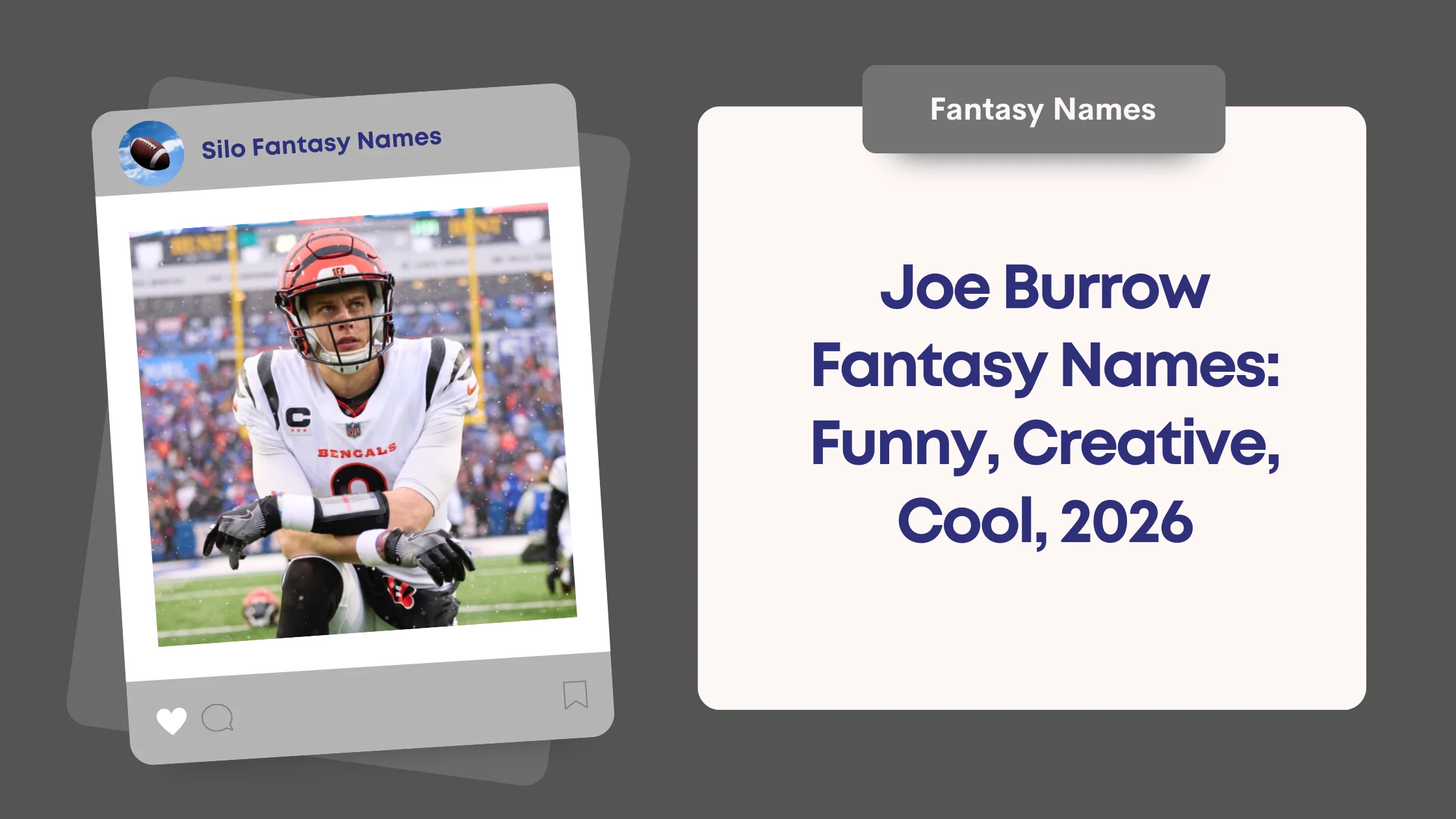 Joe Burrow Fantasy Names