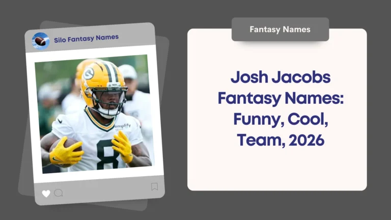 Josh Jacobs Fantasy Names
