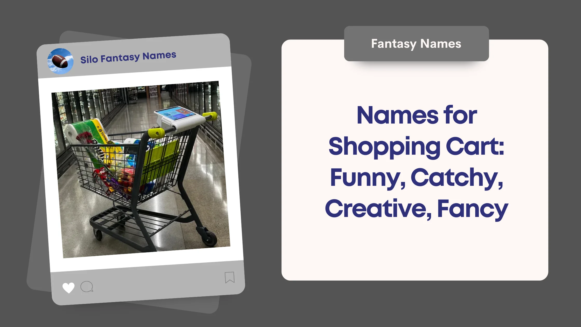 Names for Shopping Cart