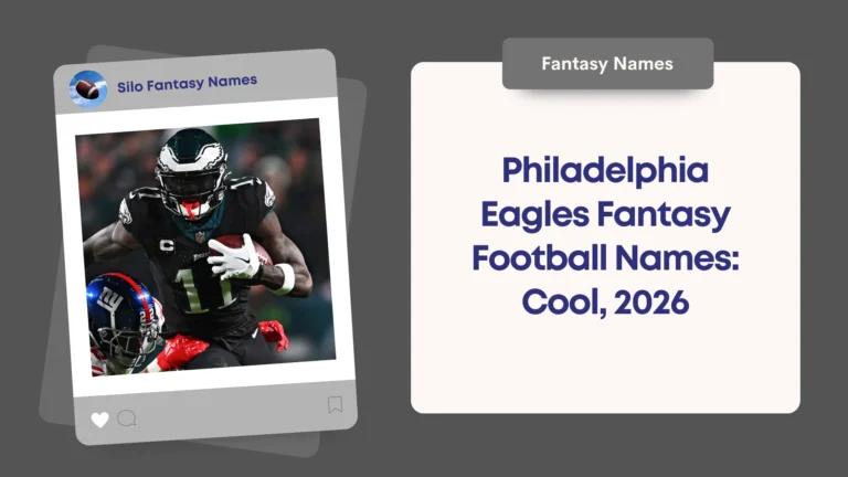 Philadelphia Eagles Fantasy Football Names
