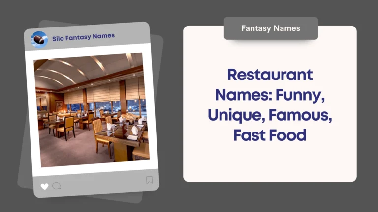 Restaurant Names