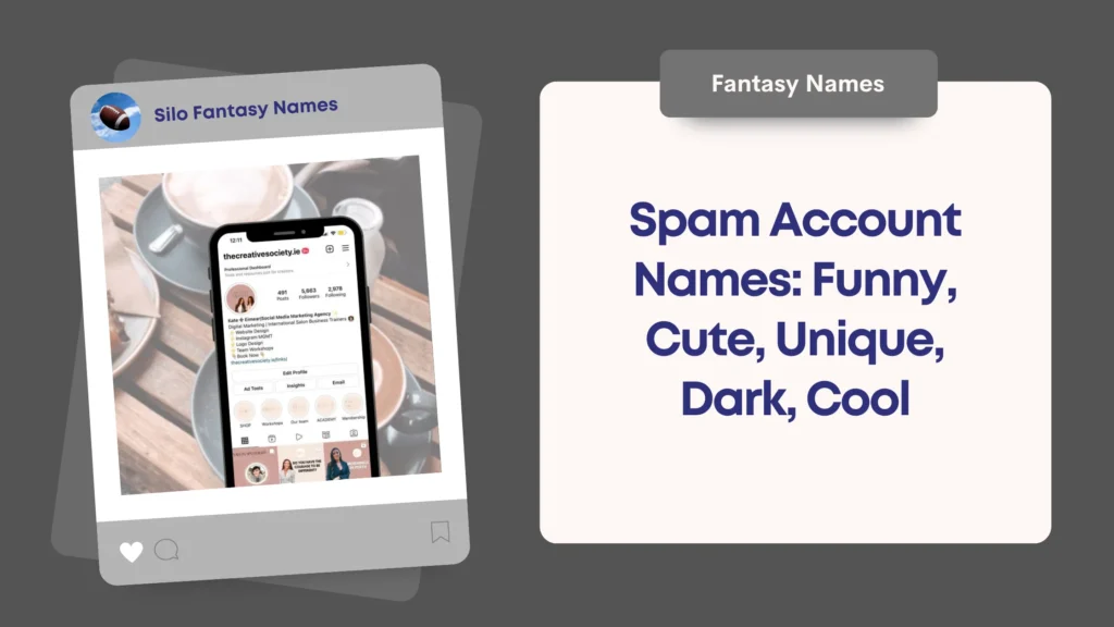 Spam Account Names