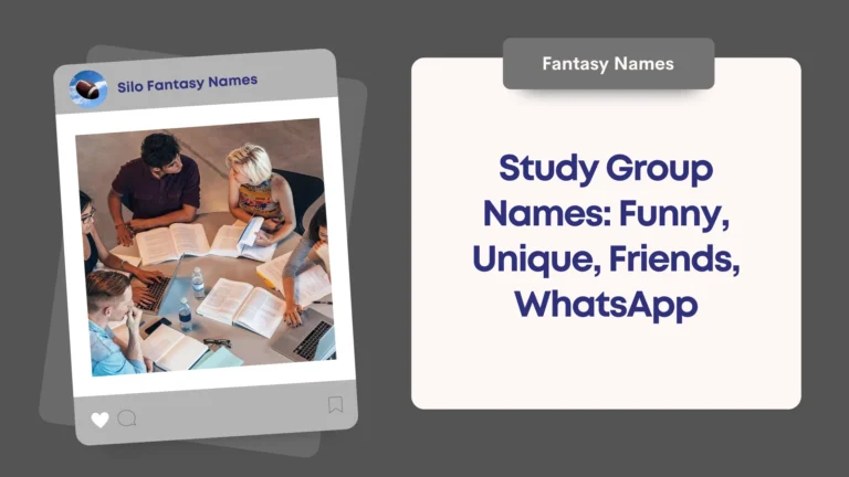 Study Group Names