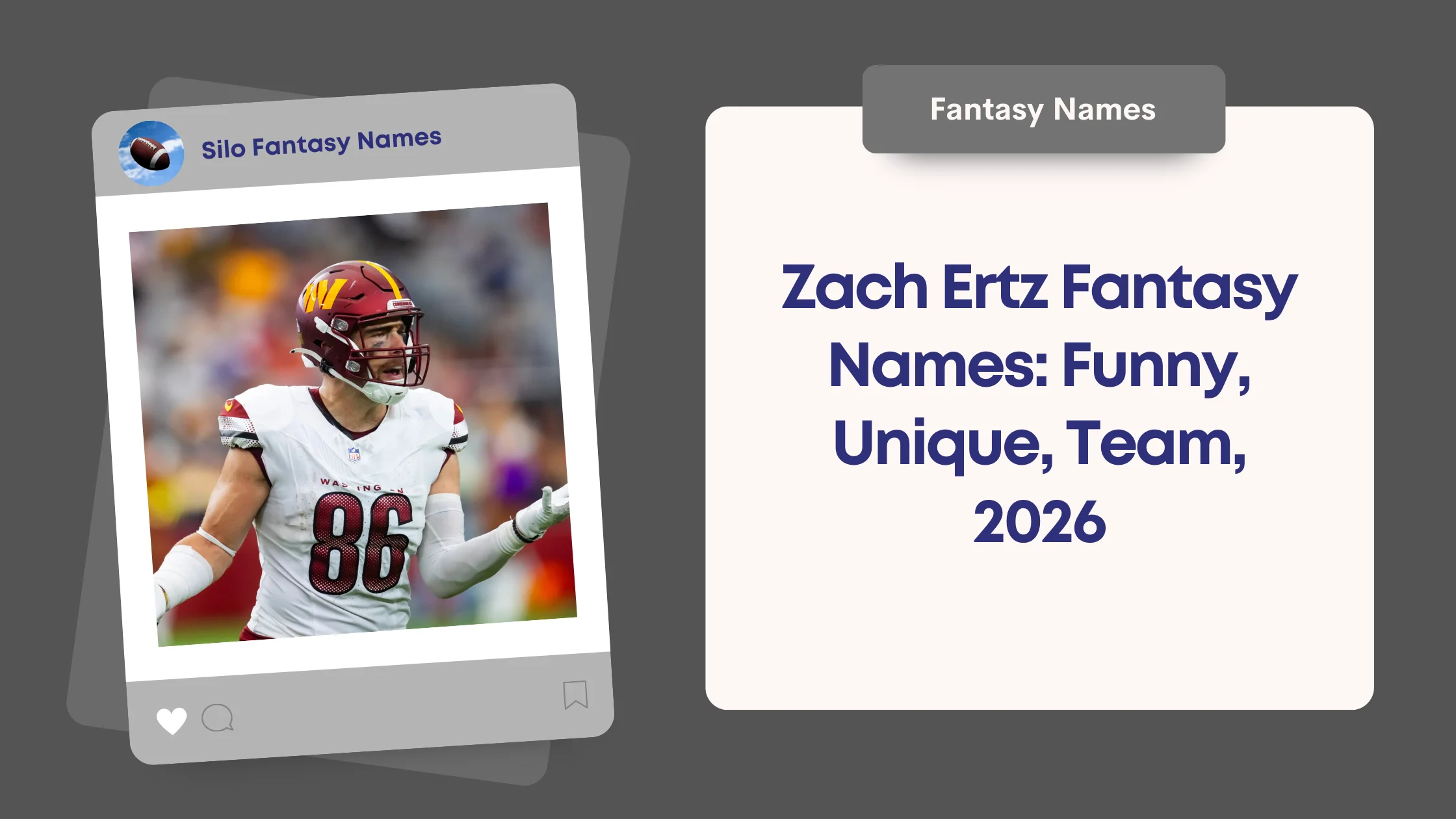Zach Ertz Fantasy Names