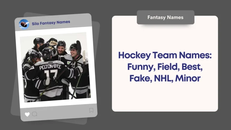 Hockey Team Names