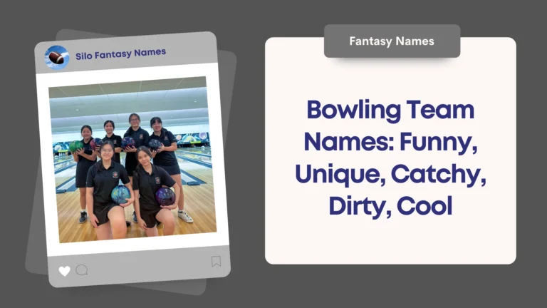 Bowling Team Names