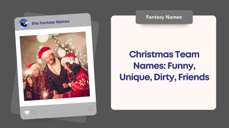 Christmas Team Names
