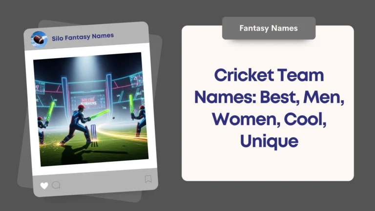 Cricket Team Names