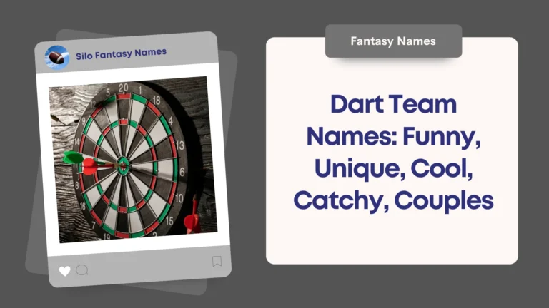 Dart Team Names