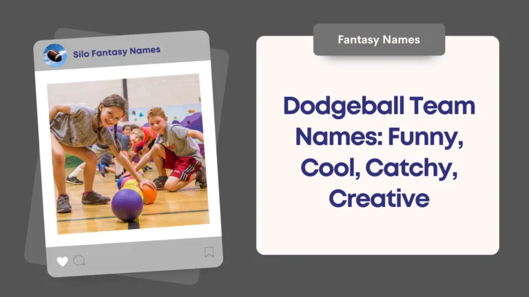 Dodgeball Team Names