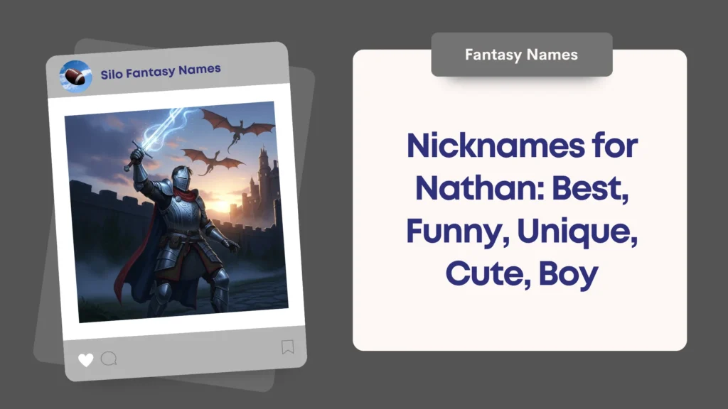 Nicknames for Nathan