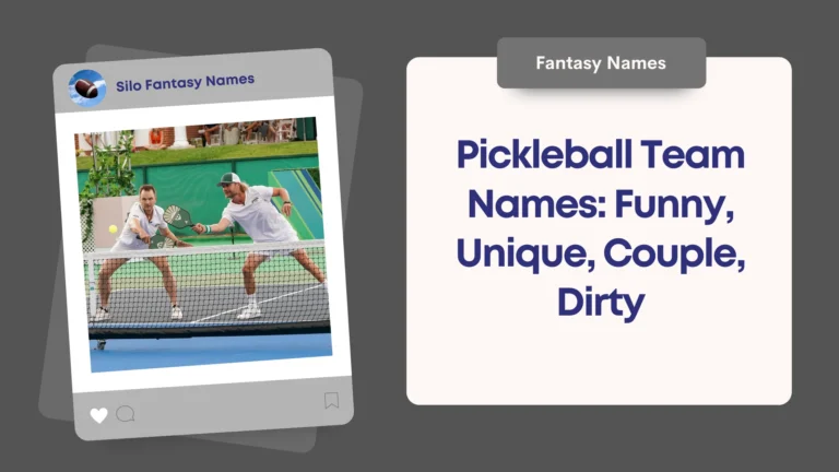 Pickleball Team Names