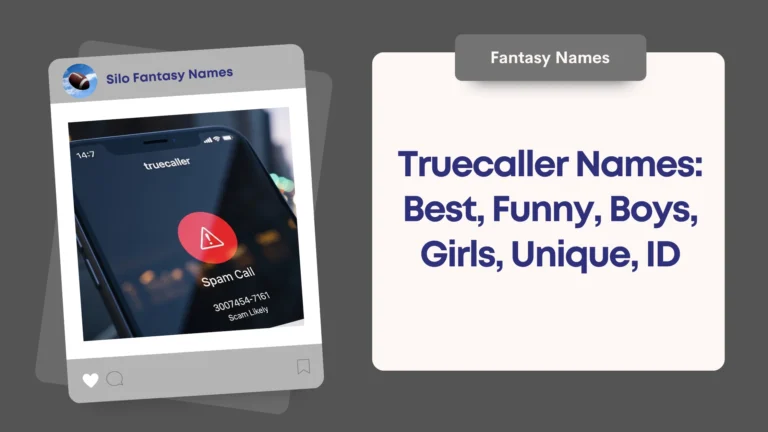 Truecaller Names