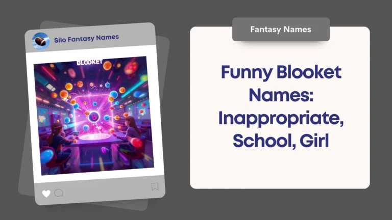 Funny Blooket Names