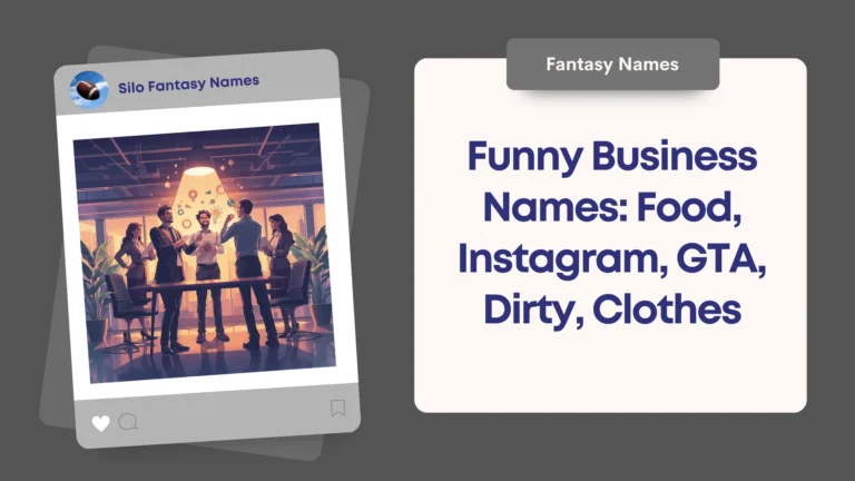 Funny Business Names