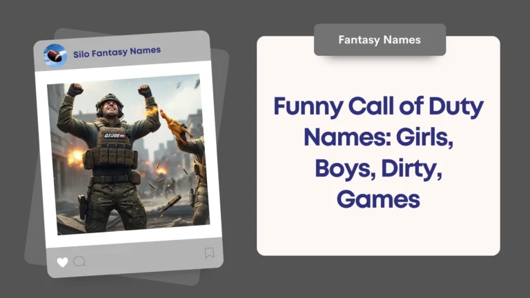 Funny Call of Duty Names