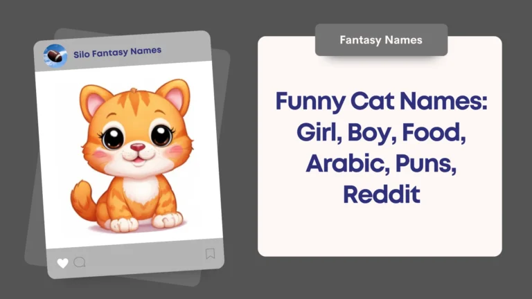 Funny Cat Names