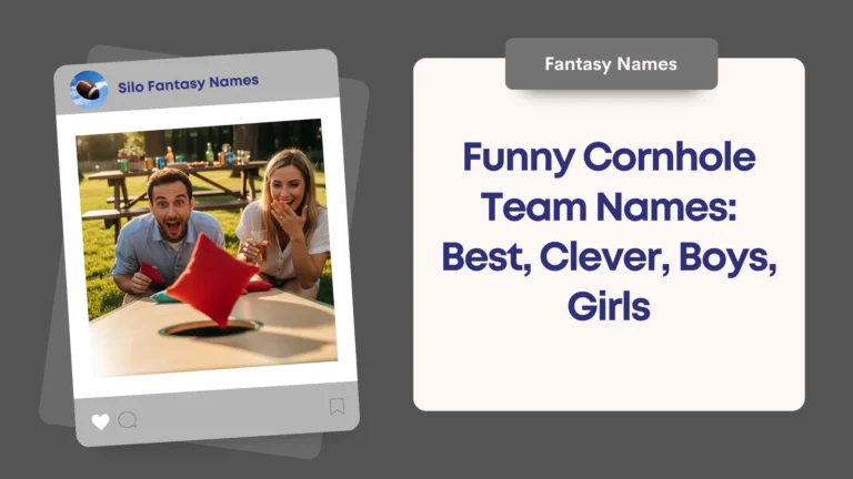Funny Cornhole Team Names