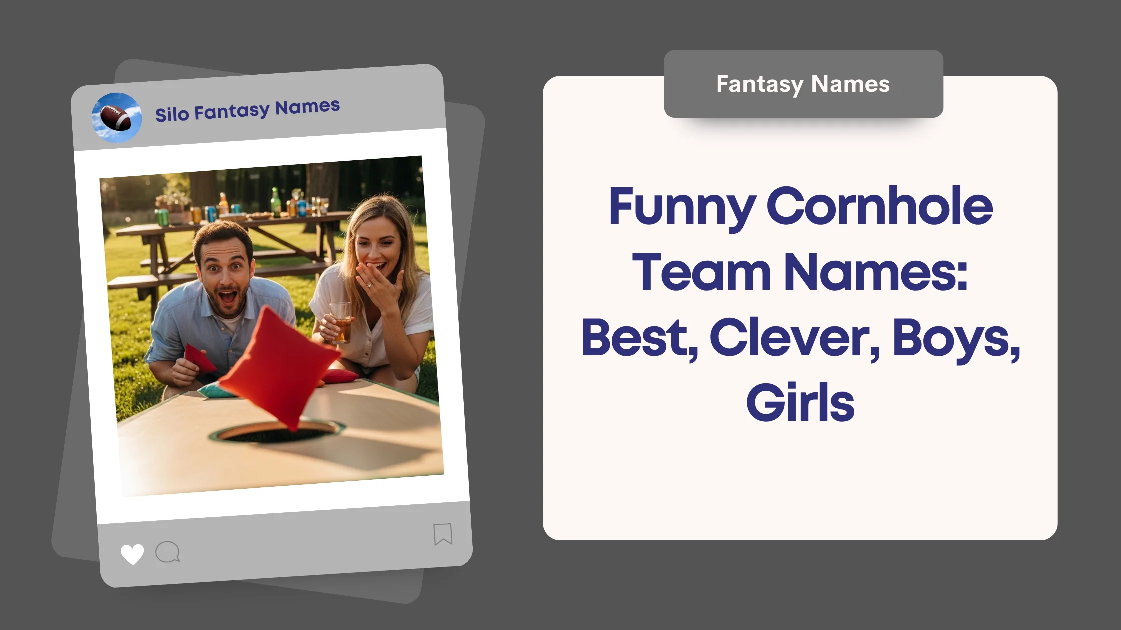 Funny Cornhole Team Names