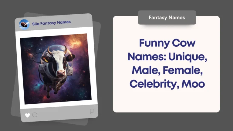 Funny Cow Names
