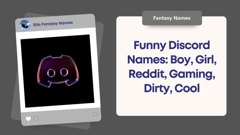 Funny Discord Names