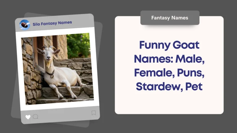 Funny Goat Names