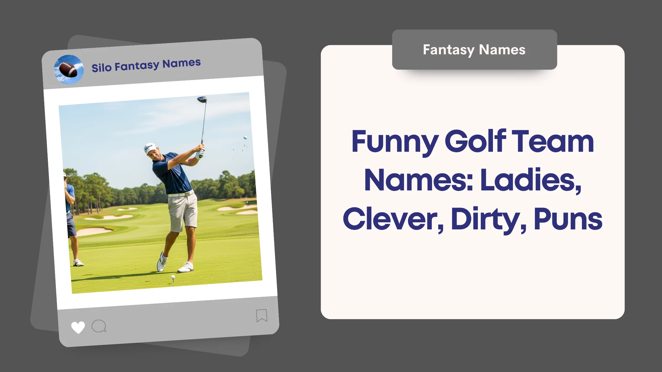 Funny Golf Team Names