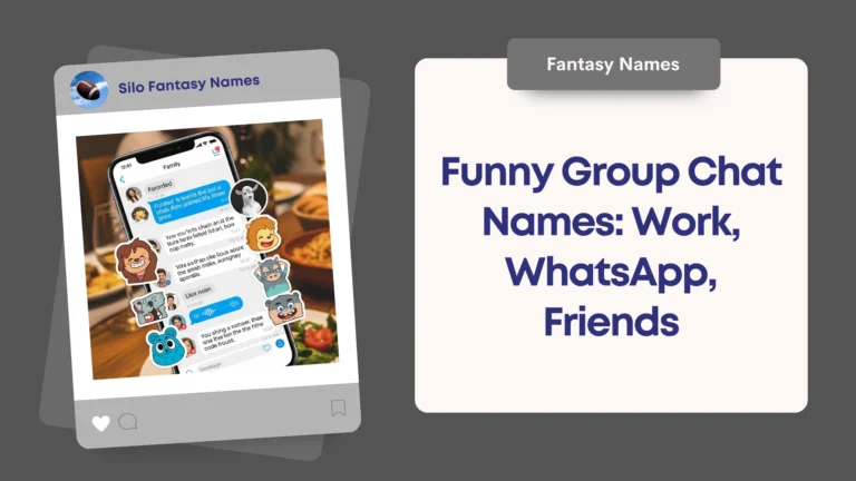 Funny Group Chat Names
