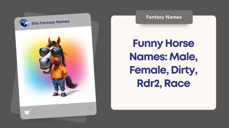 Funny Horse Names