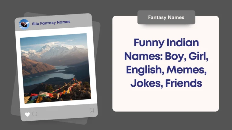 Funny Indian Names