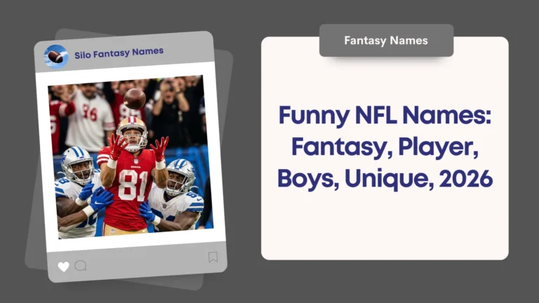 Funny NFL Names