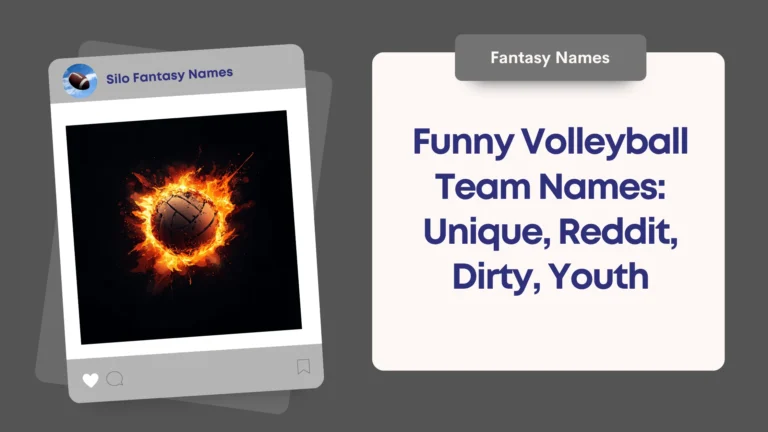 Funny Volleyball Team Names